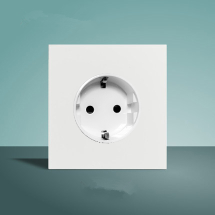 LIWBET white color wall toggle switch and metal plate 1gang/2gang/3gang/4gang 2 way light switch and wall socket