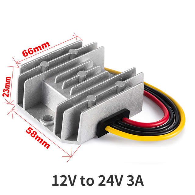 12 Volt to 19 Volt 12V TO 24V 19V 20A 15A 12A 10A 5A 3A 1A Boost Step-up DC DC Converter Power Supply Charger Car Laptop