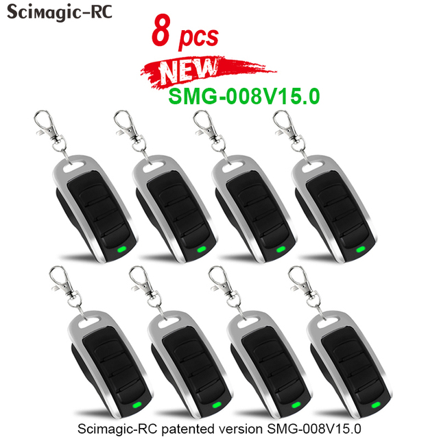 Scimagic-RC Multi Frequency 280-868MHz Clone Garage Remote Control 433MHz 868MHz Rolling Code Transmitter Command Gate Key Fob