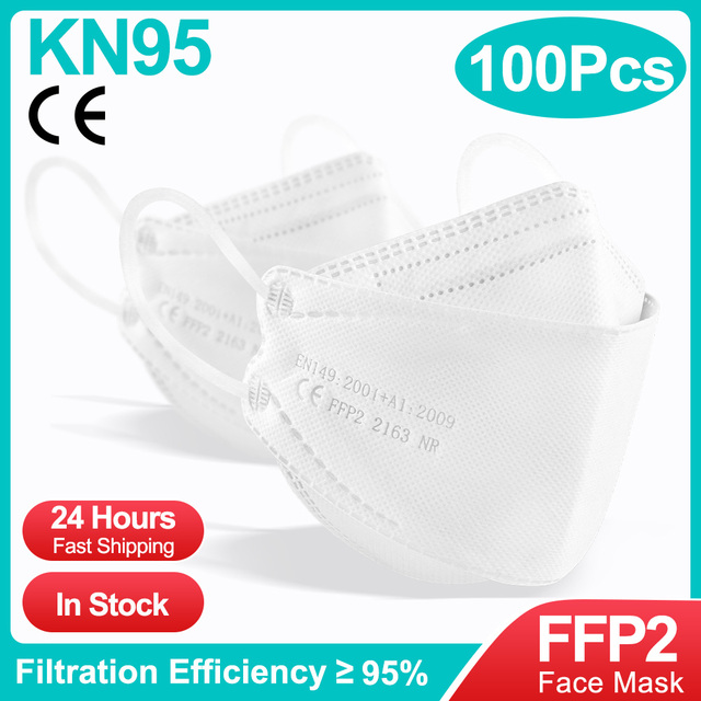 Mascarias FPP2 FFP2 Homolucada Spain CE Certificate FFPP2 KN95 Masks Adult 4 Layer Fish ffp2 FFP2 Respirator Mask FFP 2 Mask