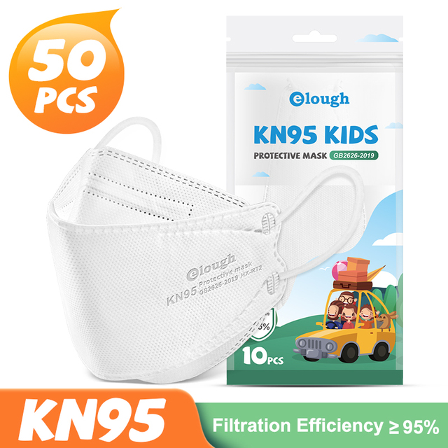 Kids KN95 Fashion Face Mask Children FPP2 mascarilla ffp2 infantil masque noir ffp2fan ce reusable respirator ffp 2 filter mask