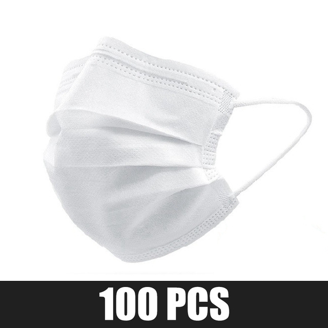 Disposable protective mask 3 ply non woven fabric dust cloth