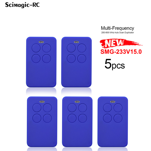 Scimagic-RC SMG-233V15.0 Garage Remote Control Multi Frequency 280-868MHz Duplicator Clone 433MHz 868.3MHz Driving Transmitter