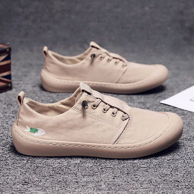 Men's shoes 2021 summer new casual shoes comfortable breathable fashion canvas shoes men's small white shoes soft sole casual shoes