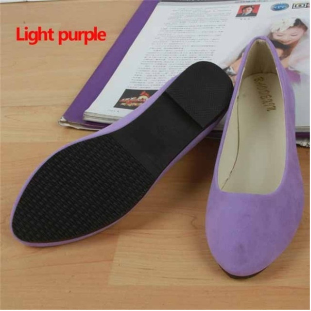 women flats slip on flat shoes candy color woman boat shoes black loafers faux suede ladies ballet flats for work flats