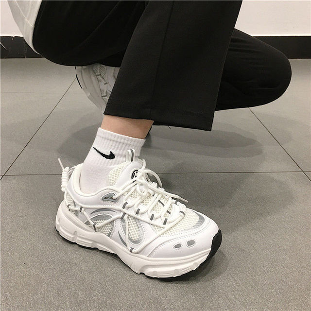 Men Women Sneakers Plus Size 41 42 43 Women Casual Shoes Fashion Chunky Sneakers Woman Thick Sole Sneakers Big Size Shoes