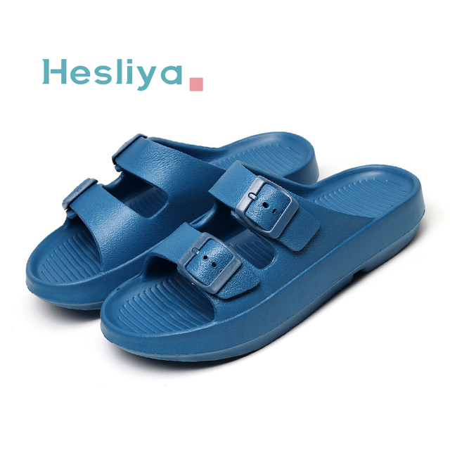 cloud slippers women summer double buckle beach sandals thick platform shoes outdoor couple flip flops cork bottom birkenstock