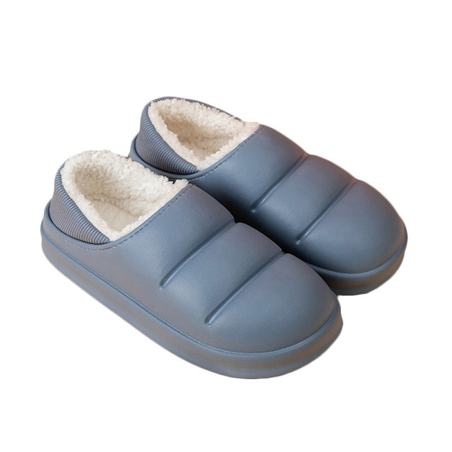 Men and women winter slippers fur slippers passionate and comfortable garden clogs mules slippers home cotton shoes couple indoor slippers