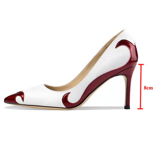 Rimocy Women's Pumps 2022 Spring Autumn Fashion Mix Color High Heels Pumps Women Sexy Pointed Toe Stiletto Heeled Party Shoes