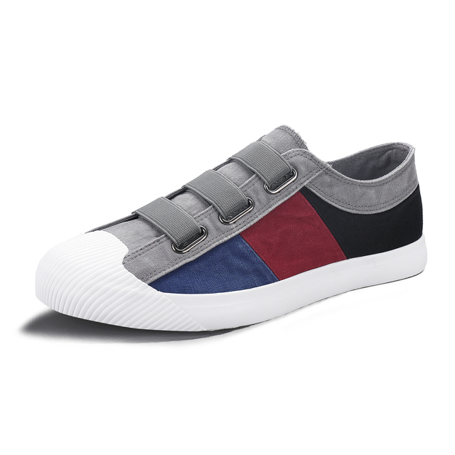 JUMMOR Low Fashion Men Shoes Slip On Canvas Shoes Male Male Shoes Size 38-44