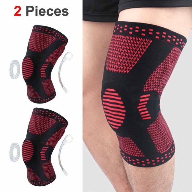 Professional Compression Knee Brace Support Protector for Relief of Arthritis, Joint Pain, ACL, MCL, Cartilage Tear, Post Surgery