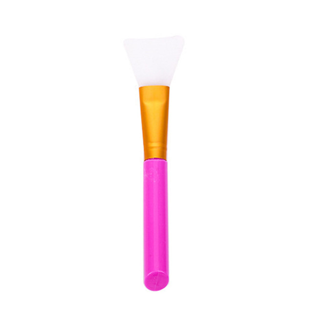 Foldable Silicone Face Mask Brush DIY Reusable Facial Mud Mixing Cosmetic Body Butter Tools Applicator Stick for Home Salon