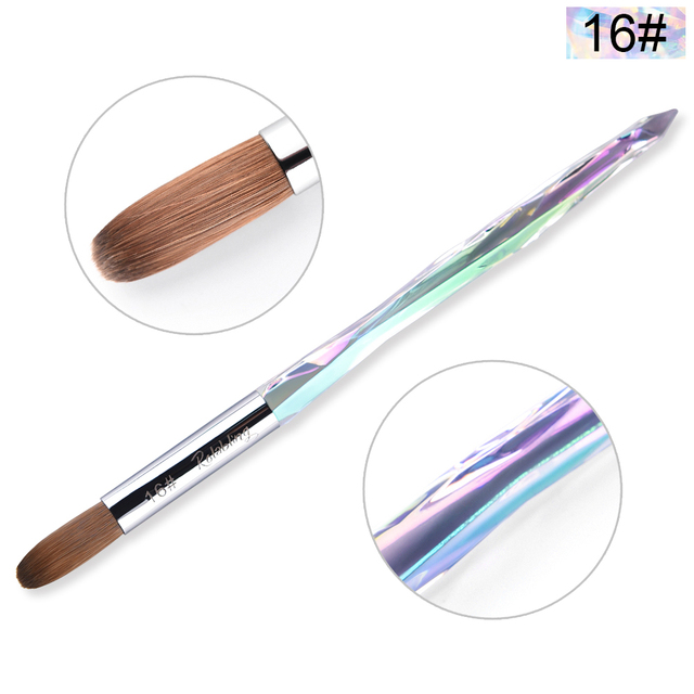 Kolinsky Sable Nail Brush Acrylic Nail Brush Nail Extension Tools Professional DIY Carving Nails Art Pen Tool Acrylic Powder