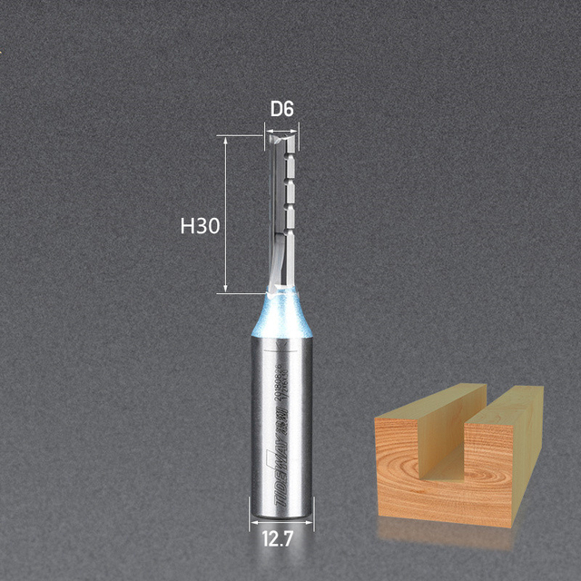 12.7 مللي متر shank-1pcs ، cnc الصلبة كربيد النجارة النقش راوتر بت ، 3 المزامير مستقيم الخشب الطحن القاطع ، TCT قطع نهاية مطحنة