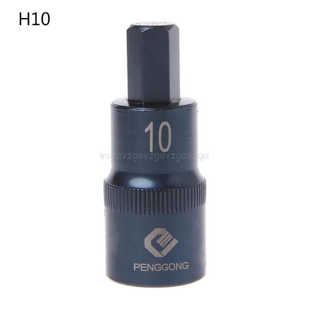 Hexagon Screwdriver Socket Multifunction Tools Drill Bit Hand Tool Socket H4 H5 H6 H7 H8 H10 H12 H14 H17 N11 19 Dropship