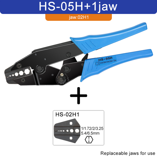 HS-05H Coaxial Cable Crimping Pliers Kit for SMA/BNC RG58, 59, 62, 174,8, 11, 188, 233 and Crimper Cutter Stripper Tools