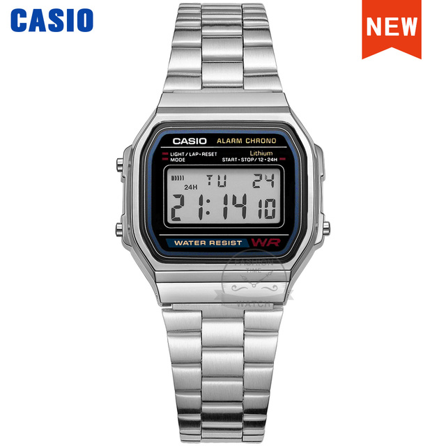 Casio Watch Gold Watch Men Top Brand Luxury LED Digital Waterproof Quartz Watch Men Sports Military Wrist Watch relogio masculino reloj hombre erkek kol saati montre homme zegarek meski часы мужские A168WG-9