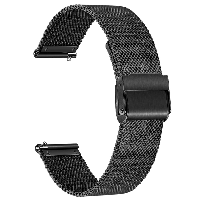 Stainless Steel Straps For Garmin Forerunner 55 245 645M Smart Watch Band Metal Bracelet Straps For Approach S40 S12 S42 Correa