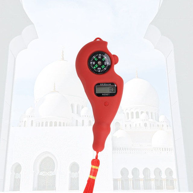 Stock ready digital Tasbih electronic rosary logger counter with compass SXH5136