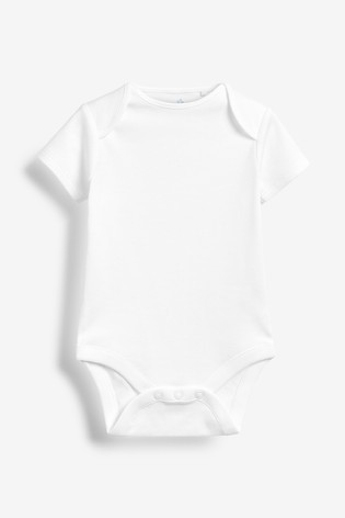 Baby 5 Pack Short Sleeve Bodysuits (0mths-3yrs)