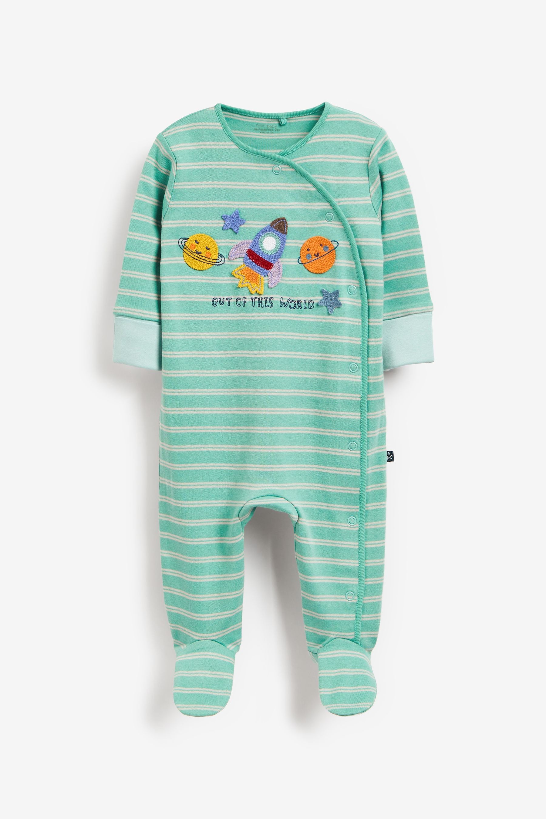 Baby 3 Pack Sleepsuits (0mths-2yrs)