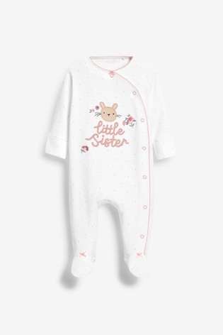 Little Sister Baby Sleepsuit (0-2yrs)