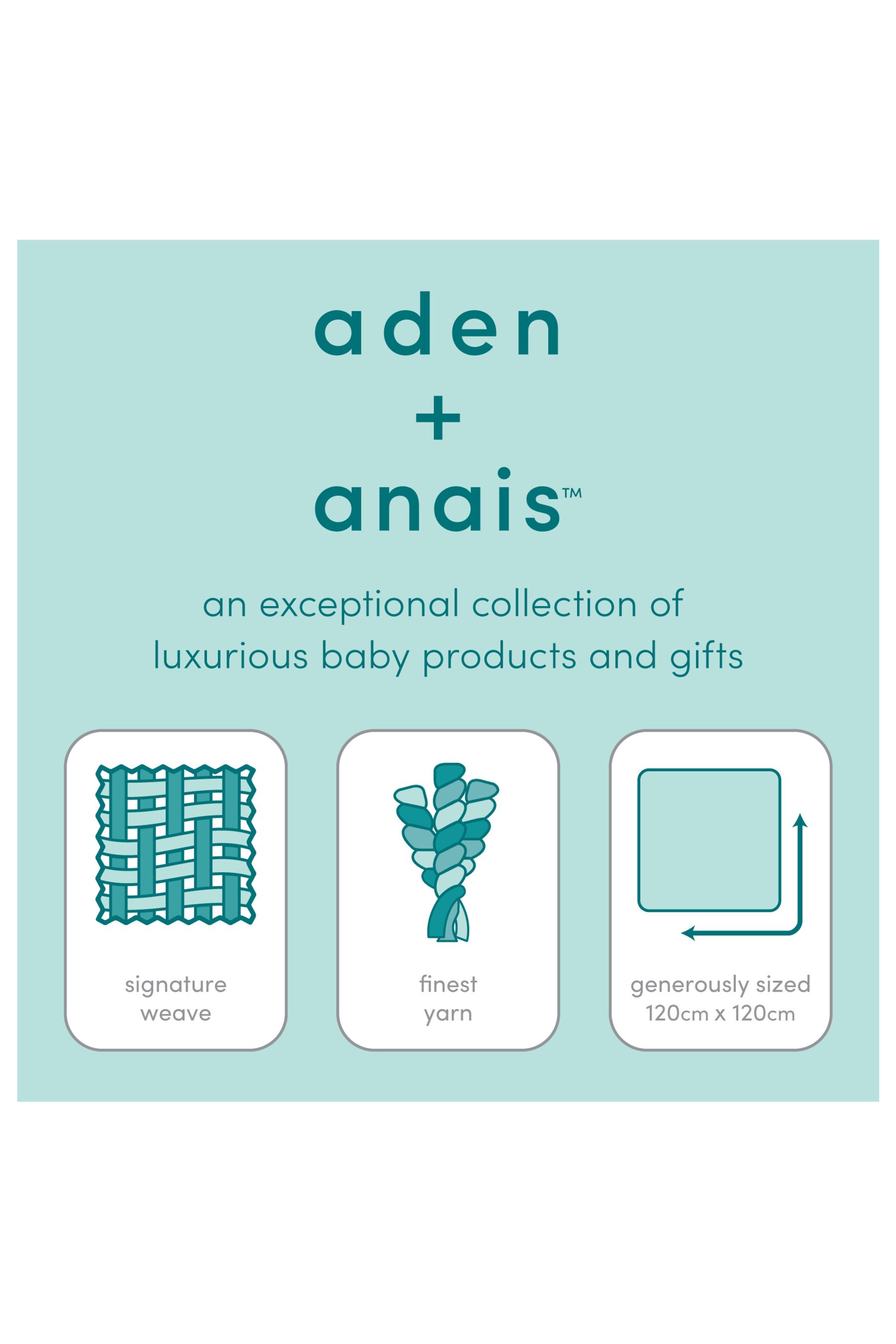 aden + anais™ Grey Dream Silky Soft Culture Club Blanket