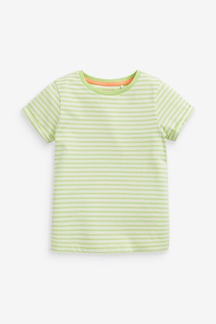 7 Pack Solid/Stripe T-Shirts (3-16yrs)