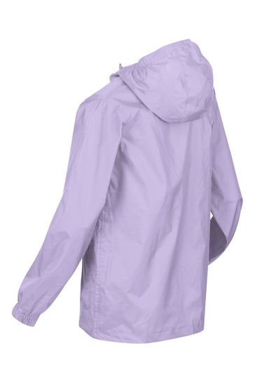 Regatta Kids Purple Pack It III Waterproof Jacket