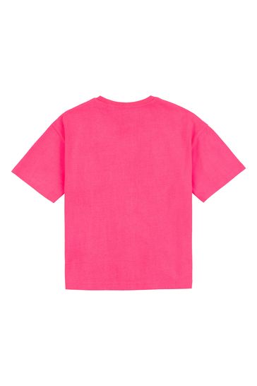 Juicy Couture Pink Boxy Crop T-Shirt