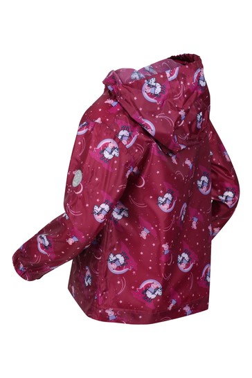 Regatta Pink Peppa Pig Waterproof Pack It Jacket