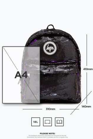 Hype. Girls Purple Midnight Sequin Backpack