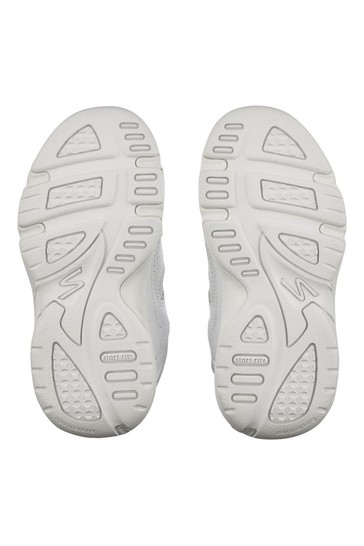 Start-Rite Meteor White Leather Sport Trainers