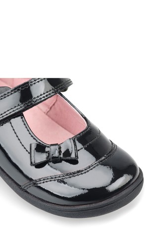 Start-Rite Twizzle Black Patent Leather School Shoes F Fit