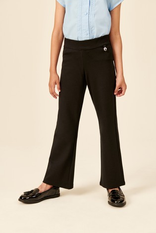 Jersey Pull-On Waist Boot Cut Trousers (3-16yrs)