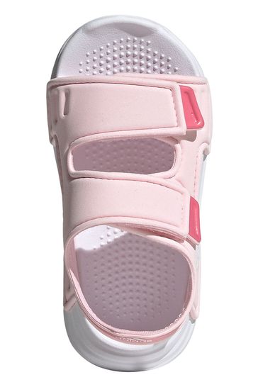 adidas Girls Pink Adilette Infant Sandals