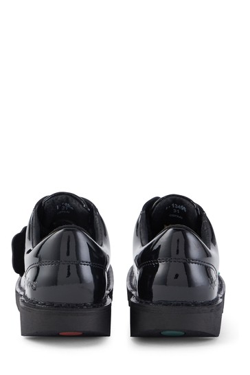 Kickers Junior Kick Lo Patent Leather Shoes