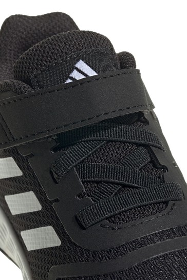 adidas Black Duramo 10 Infant  Strap Trainers