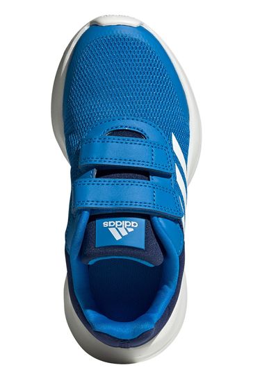 adidas Youth And Junior Blue Tensaur Run Strap Trainers