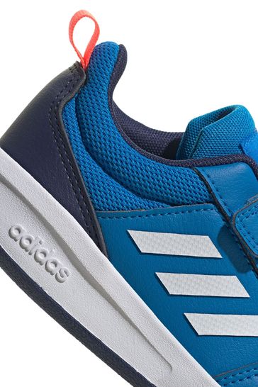 adidas Tensaur Youth & Junior Blue Strap Trainers