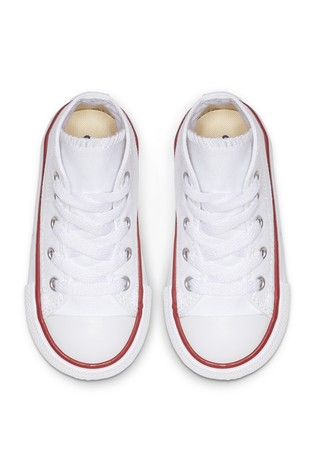 Converse Infant White Chuck High Trainers