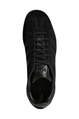 adidas Originals Black/Black Gazelle Trainers