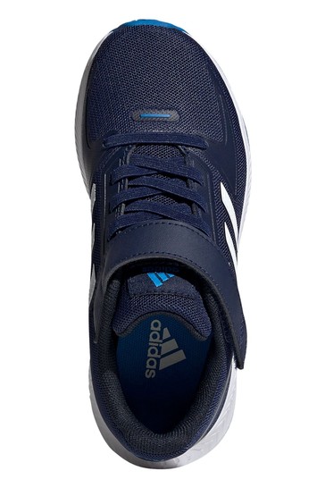 adidas Navy Blue RunFalcon Youth & Junior Strap Trainers