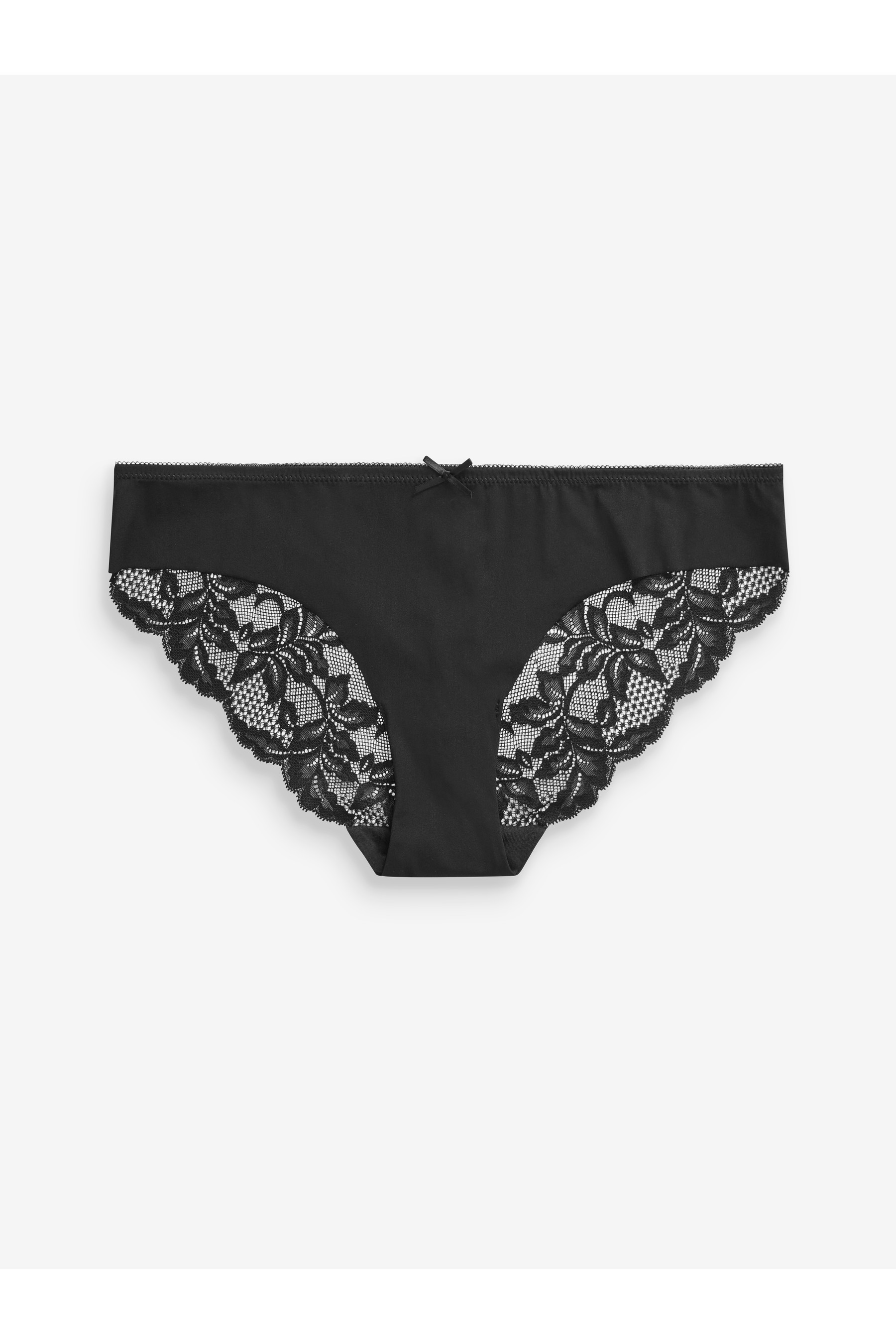 No VPL Lace Back Briefs 3 Pack Brazilian