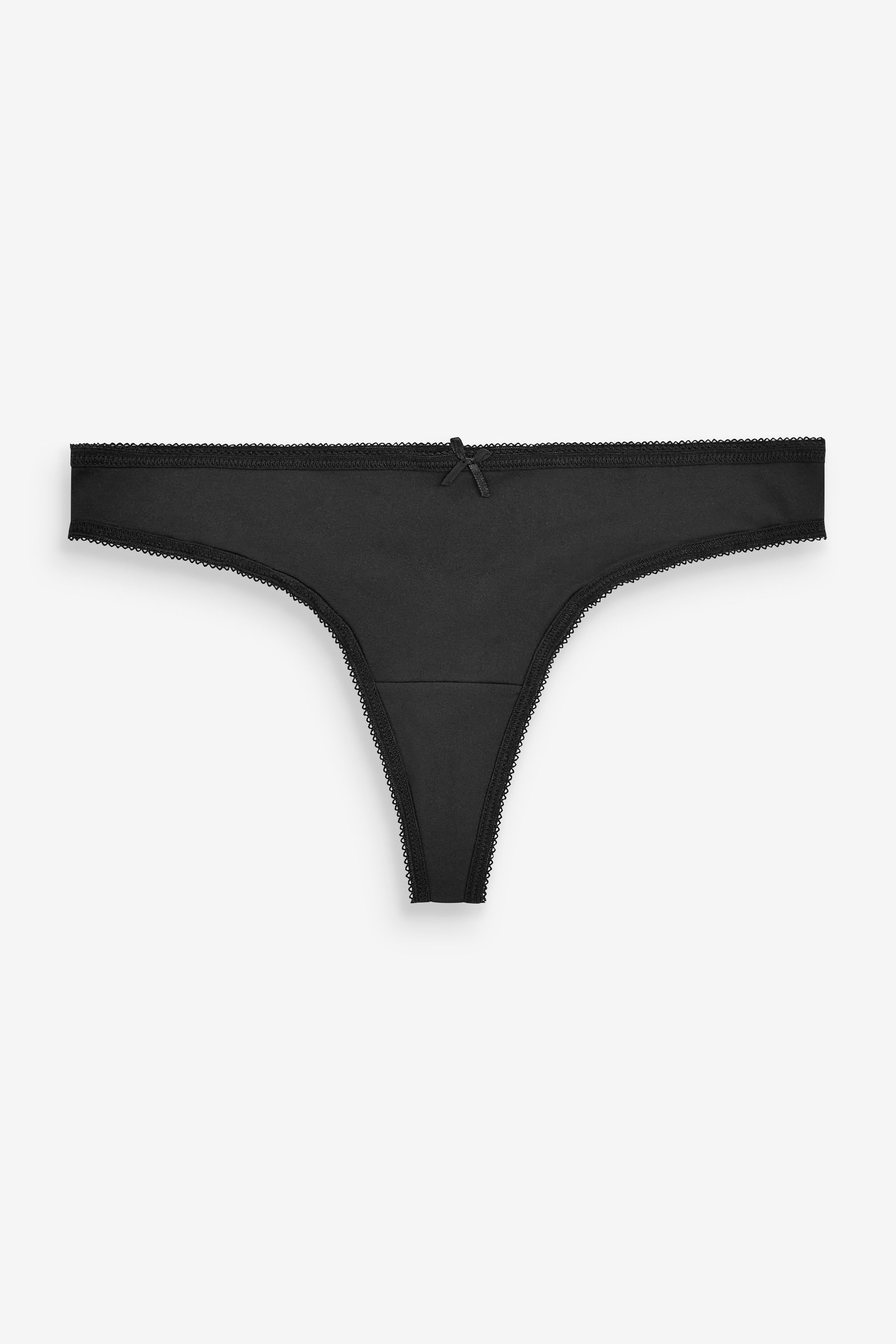 Microfibre Knickers 5 Pack Thong