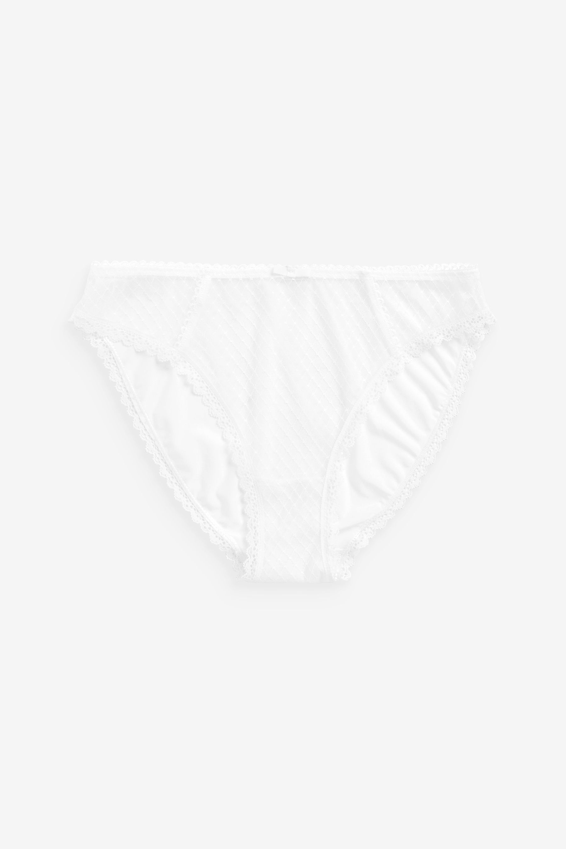 Embroidered Knickers 2 Pack High Leg