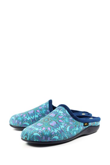 Lunar Blue Ivana Mule Slippers