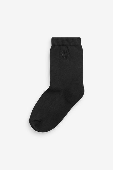 7 Pack Cushioned Footbed Cotton Rich Socks