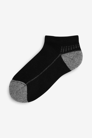 5 Pack Cushioned Footbed Sports Trainer Socks