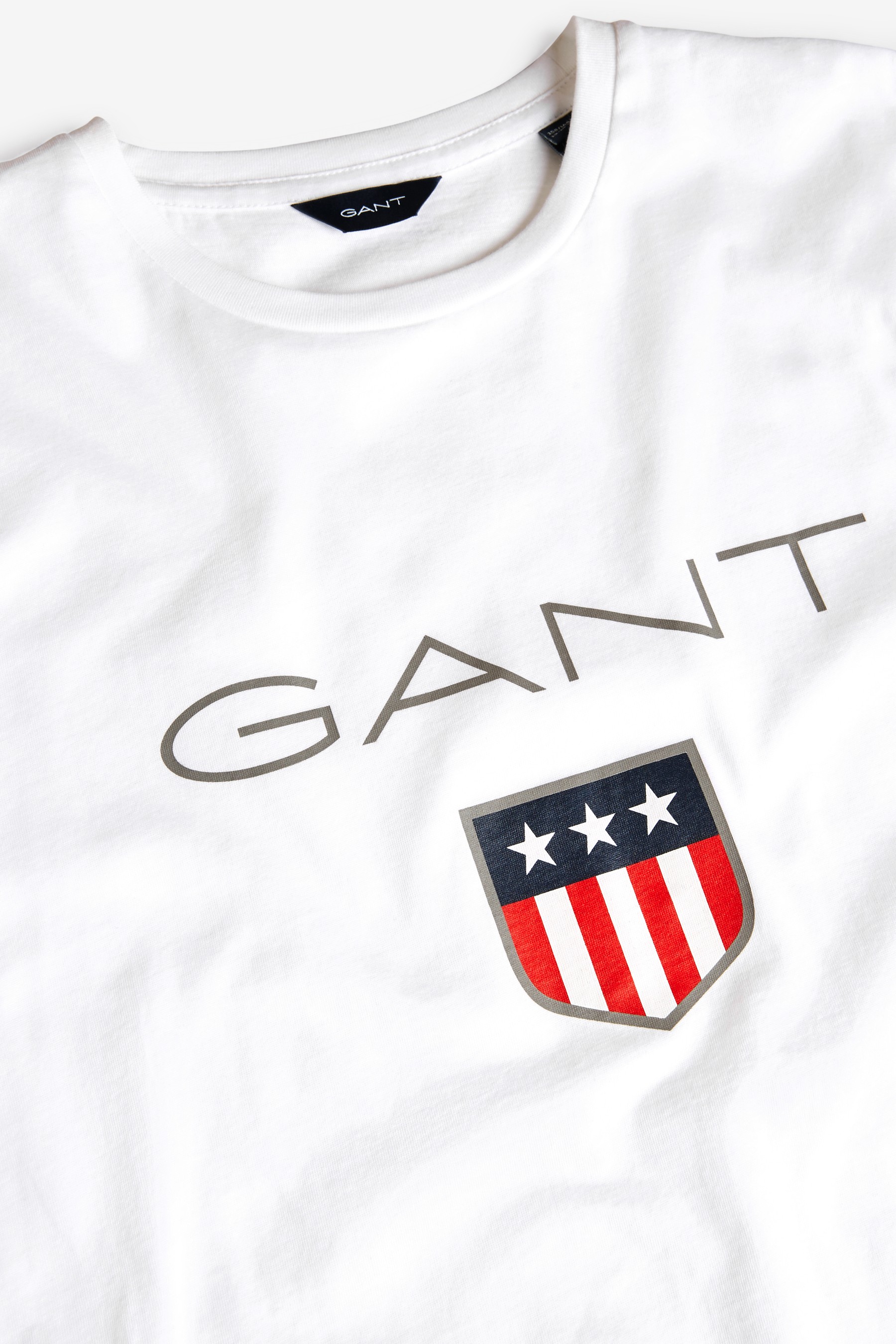 تي شيرت أبيض للأولاد المراهقين من GANT